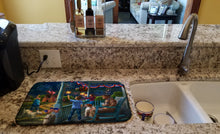 Load image into Gallery viewer, 4th of July at Grandpa's USA Dish Drying Mat – Absorbent, Artistic Kitchen Essentials PTW2073DDM