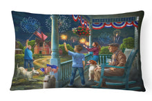 Load image into Gallery viewer, 4th of July at Grandpa's USA Canvas Fabric Decorative Pillow PTW2073PW1216