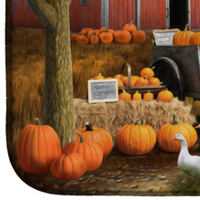 Load image into Gallery viewer, Fall Amish Pumpkin Stand Dish Drying Mat – Absorbent, Artistic Kitchen Essentials PTW2075DDM