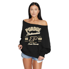 Load image into Gallery viewer, Purdue Off the Shoulder Sweatshirt