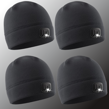 Load image into Gallery viewer, POWERCAP 3.0 Lighted Headlamp Fleece Beanies Rechargeable LED - 150 Lumens