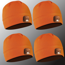 Load image into Gallery viewer, POWERCAP 3.0 Lighted Headlamp Fleece Beanies Rechargeable LED - 150 Lumens