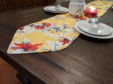 Load image into Gallery viewer, DaDalogy Bedding Sunshine Yellow Floral Vintage Hummingbirds Garden Table Runner (925)