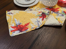 Load image into Gallery viewer, DaDalogy Bedding Sunshine Yellow Floral Vintage Hummingbirds Garden Table Runner (925)