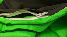 Load image into Gallery viewer, Tache Cotton Lime Green &amp; Black Reversible Duvet Cover (DC32PC)