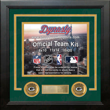Load image into Gallery viewer, Green Bay Packers Custom NFL Football 8x10 Picture Frame Kit (Multiple Colors)