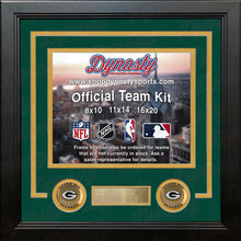 Load image into Gallery viewer, Green Bay Packers Custom NFL Football 16x20 Picture Frame Kit (Multiple Colors)