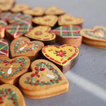 Load image into Gallery viewer, Hand-Painted Hearts :: Christmas Edition ✨