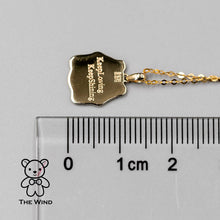 Load image into Gallery viewer, Panda Diamond Pendant Necklace 18K Yellow Gold