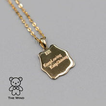 Load image into Gallery viewer, Panda Diamond Pendant Necklace 18K Yellow Gold