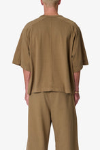 Load image into Gallery viewer, Paneled Hidden Pocket Tee - Washed Earth