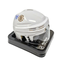 Load image into Gallery viewer, Patrice Bergeron Boston Bruins Autographed White Mini-Helmet