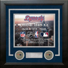 Load image into Gallery viewer, New England Patriots Custom NFL Football 11x14 Picture Frame Kit (Multiple Colors)