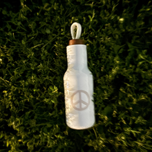 Load image into Gallery viewer, Peace Sign Stainless Steel Water Bottle | Insulated Water Canister | 20oz