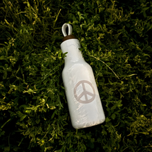 Load image into Gallery viewer, Peace Sign Stainless Steel Water Bottle | Insulated Water Canister | 20oz