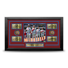 Load image into Gallery viewer, Philadelphia Phillies Anthem 8x10 Framed Photo &amp; Engraved Autographs - Harper Bohm Turner Schwarber