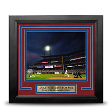 Load image into Gallery viewer, Night at Citizen's Bank Philadelphia Phillies 8" x 10" Framed Baseball Stadium Photo