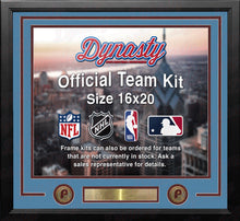 Load image into Gallery viewer, Philadelphia Phillies Throwback Custom MLB Baseball 16x20 Picture Frame Kit (Multiple Colors)