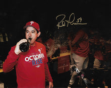 Load image into Gallery viewer, Rob Thomson 2022 NL Champions Locker Room Celebration Philadelphia Phillies Autographed 8x10 Photo