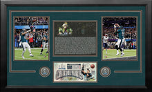 Load image into Gallery viewer, Philadelphia Eagles Super Bowl LII Champions Framed Football Collage