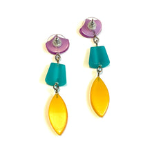 Load image into Gallery viewer, Alice Citrus Moonglow Statement Earrings *