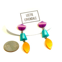 Load image into Gallery viewer, Alice Citrus Moonglow Statement Earrings *