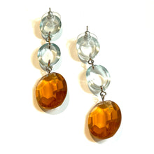 Load image into Gallery viewer, Smoke &amp; Mirror Statement Earrings *