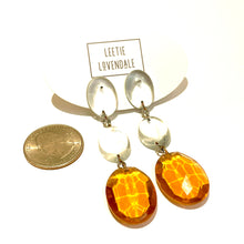 Load image into Gallery viewer, Smoke &amp; Mirror Statement Earrings *