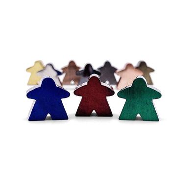 10 Pack of Metal Meeples (Random Colors)
