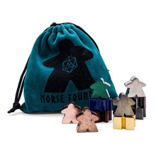 Load image into Gallery viewer, 10 Pack of Metal Meeples (Random Colors)