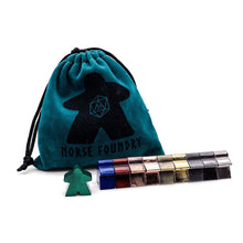 Load image into Gallery viewer, 10 Pack of Metal Meeples (Random Colors)