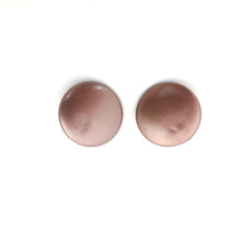Load image into Gallery viewer, Metallic Brown Disc Stud Earrings