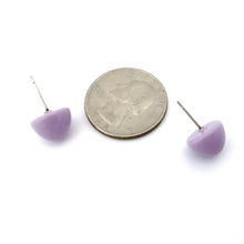 Load image into Gallery viewer, Lavender Gumdrop Stud Earrings