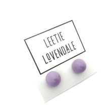 Load image into Gallery viewer, Lavender Gumdrop Stud Earrings