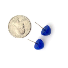 Load image into Gallery viewer, Cobalt Gumdrop Stud Earrings