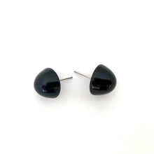 Load image into Gallery viewer, Black Gumdrop Stud Earring