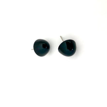 Load image into Gallery viewer, Black Gumdrop Stud Earring