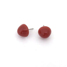 Load image into Gallery viewer, Carnelian Gumdrop Stud Earring