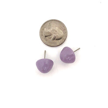 Load image into Gallery viewer, Lavender Gumdrop Stud Earring
