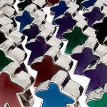 Load image into Gallery viewer, 10 Pack of Enamel Meeples (Random Colors)