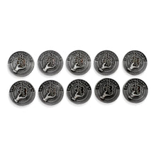 Load image into Gallery viewer, Class Coins - Sorcerer Metal Coins Set of 10