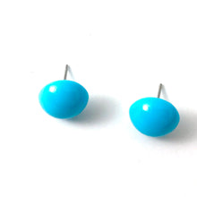 Load image into Gallery viewer, Turquoise Retro Button Stud Earrings