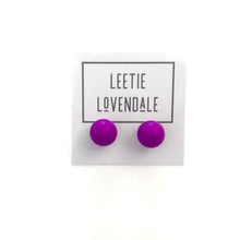 Load image into Gallery viewer, Violet Midi Ball Stud Earrings