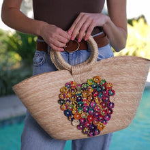 Load image into Gallery viewer, &#39;Mi Corazon&#39; Heart Tote