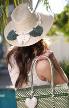 Load image into Gallery viewer, Indiana Palm Hat - Leaves Macrame Band