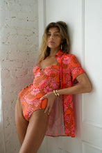 Load image into Gallery viewer, Papaya Button Up