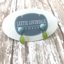 Load image into Gallery viewer, Blueberry Bud Geo Stud Earrings