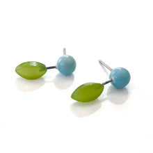 Load image into Gallery viewer, Blueberry Bud Geo Stud Earrings
