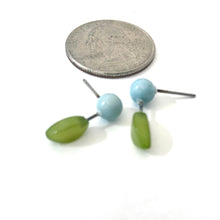 Load image into Gallery viewer, Blueberry Bud Geo Stud Earrings