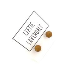 Load image into Gallery viewer, Terracotta Lucite Mini Ball Stud Earrings